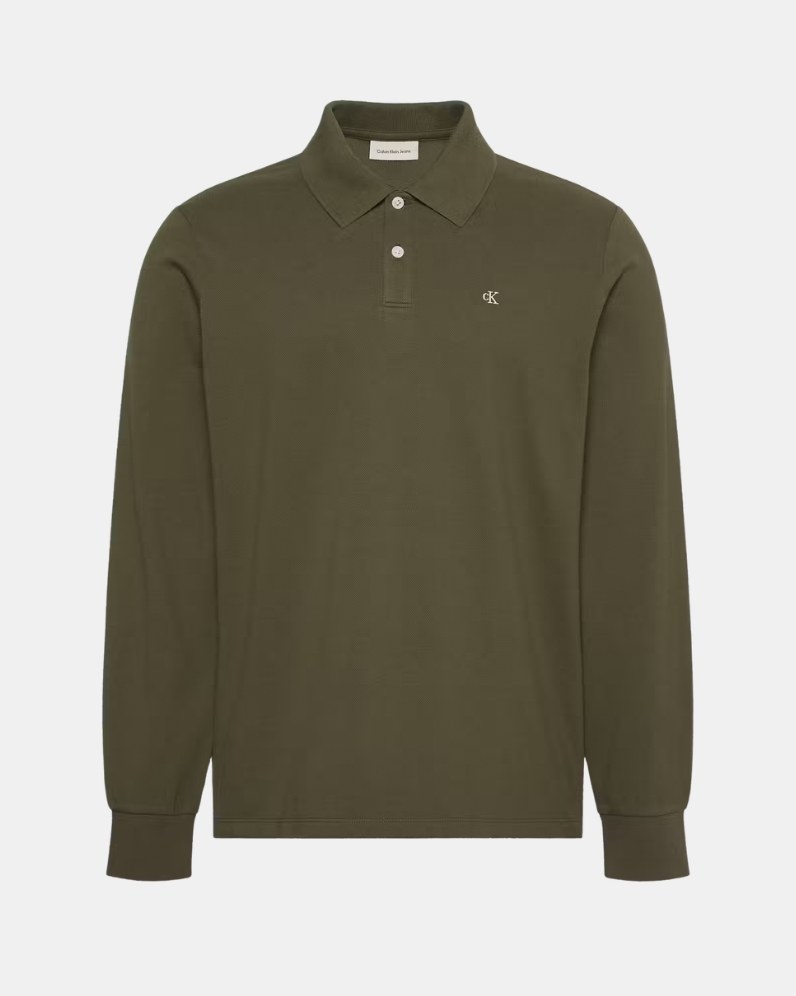Pique LS Polo Sweater