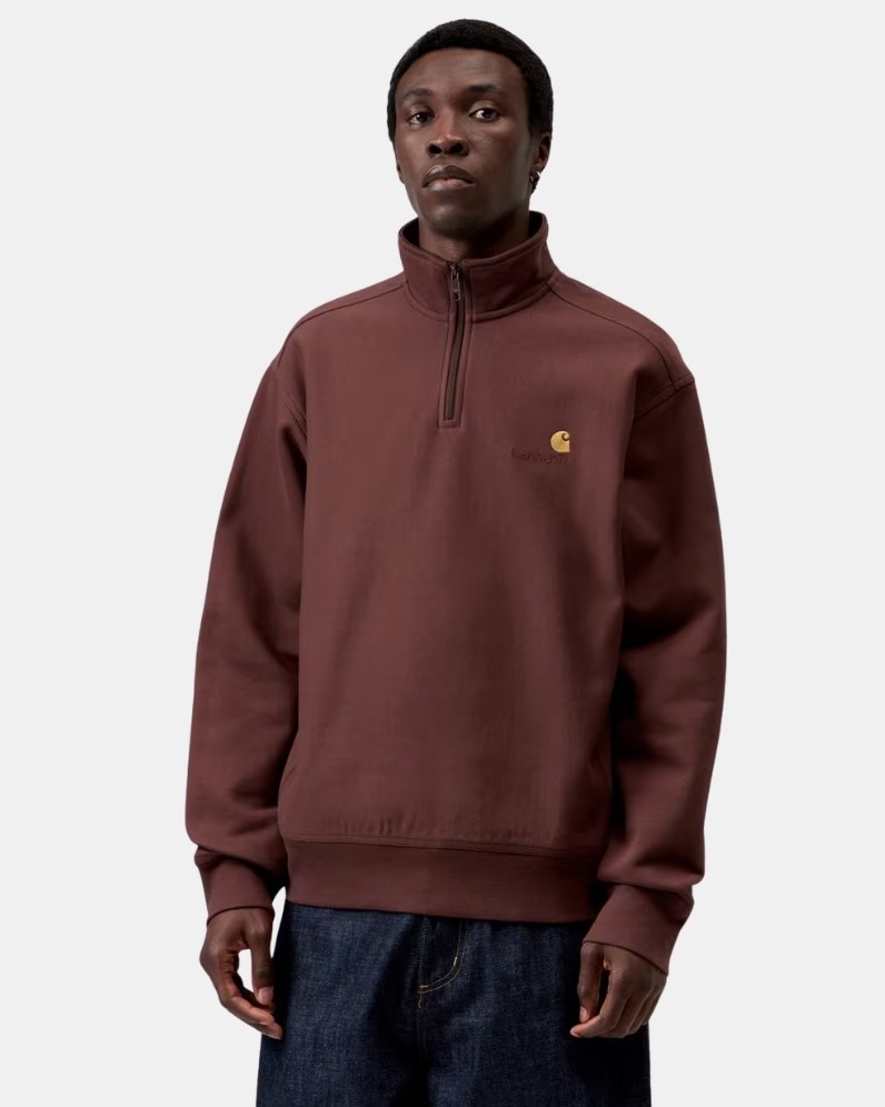American Script Half Zip