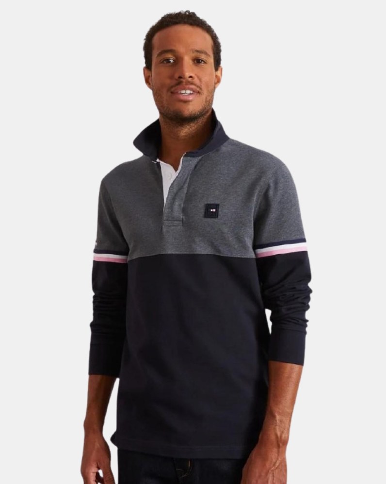 LS Contrast Rugby Shirt