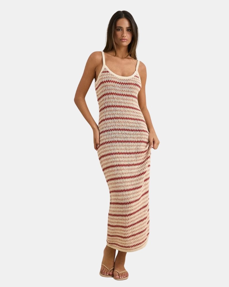Tami Stripe Knit Maxi Dress