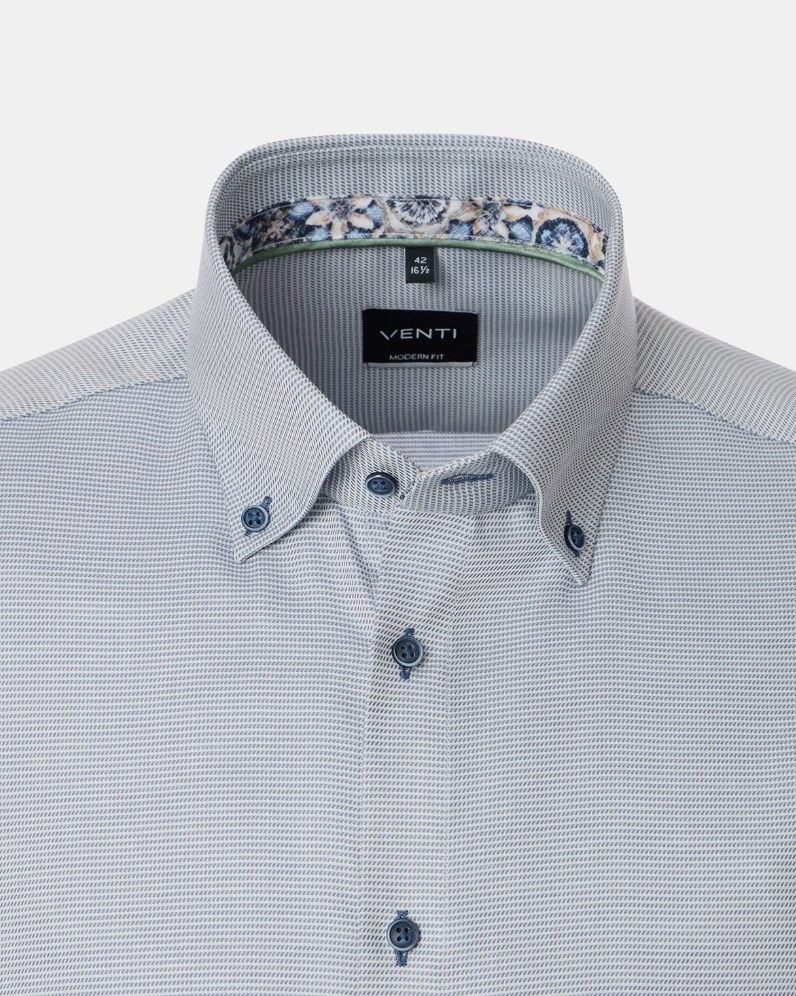 Geo Print Business Shirt