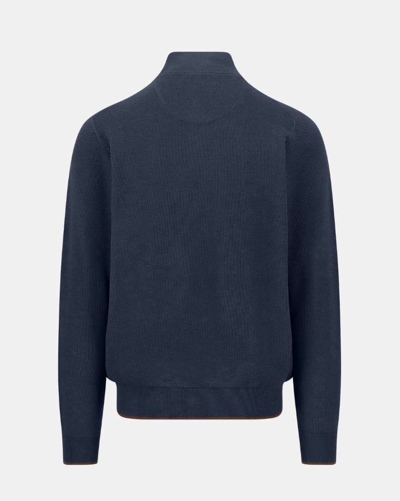 Texture Half Zip Jumper