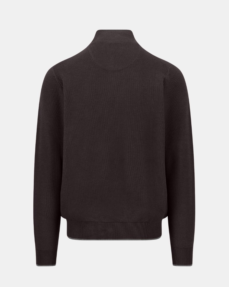 Texture Half Zip Jumper