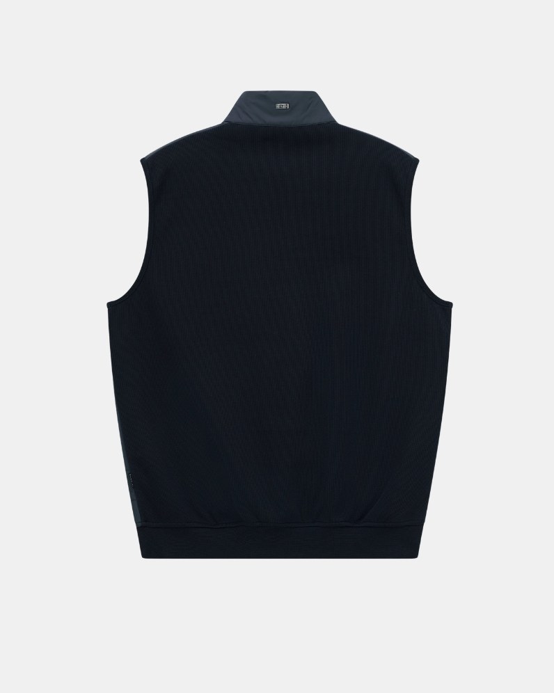 Knit Contrast Gilet