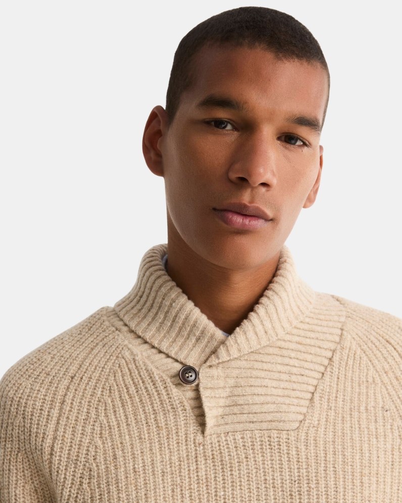 Fleck Shawl Jumper
