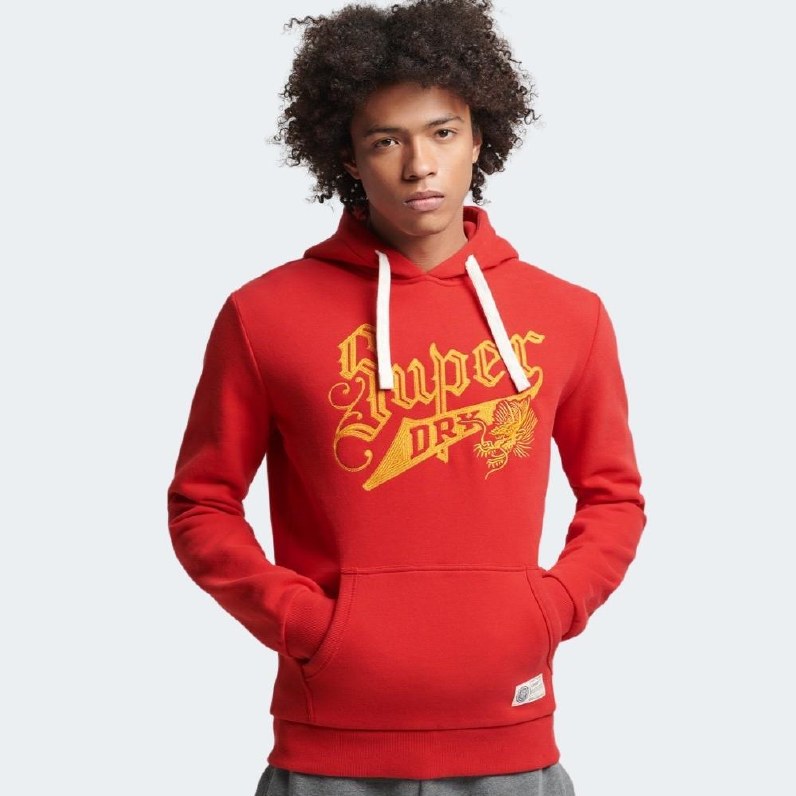 Superdry Vintage Script Collegiate Hood