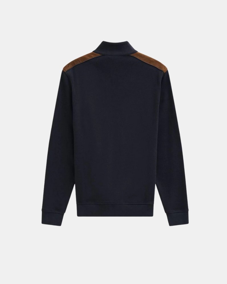 Contrast Full Zip Jumper