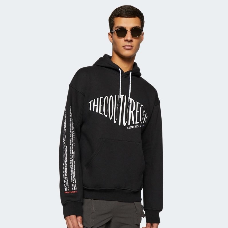 The Couture Club Front Print Hood