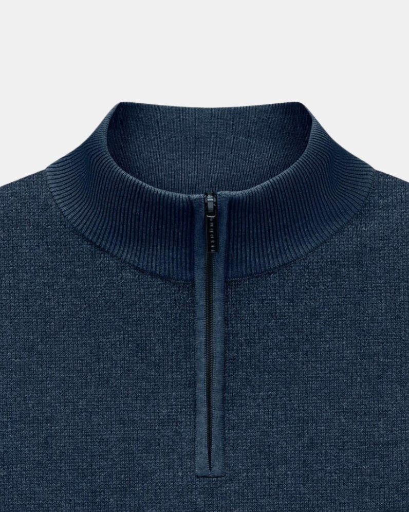 Knit Quarter Zip Jumper