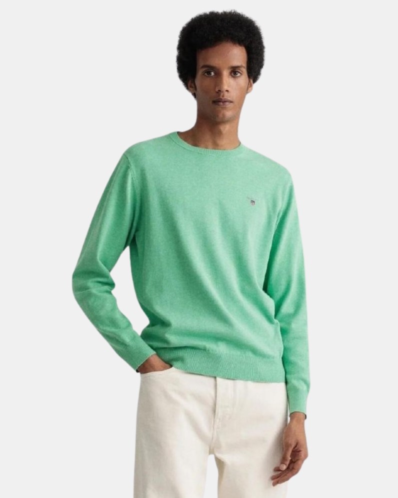 Gant lightweight cotton crew neck outlet jumper