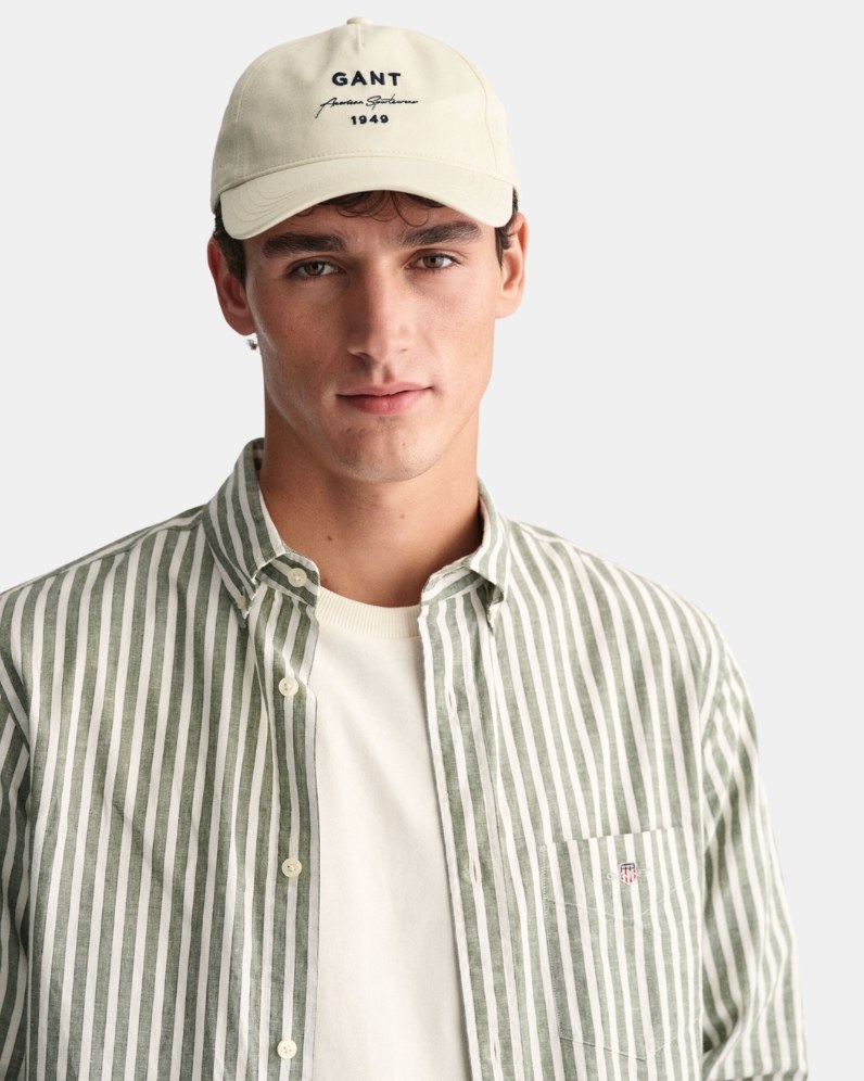 Cotton Linen Stripe Shirt