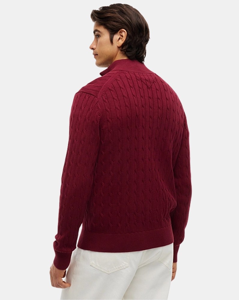 Classic Cable Half Zip