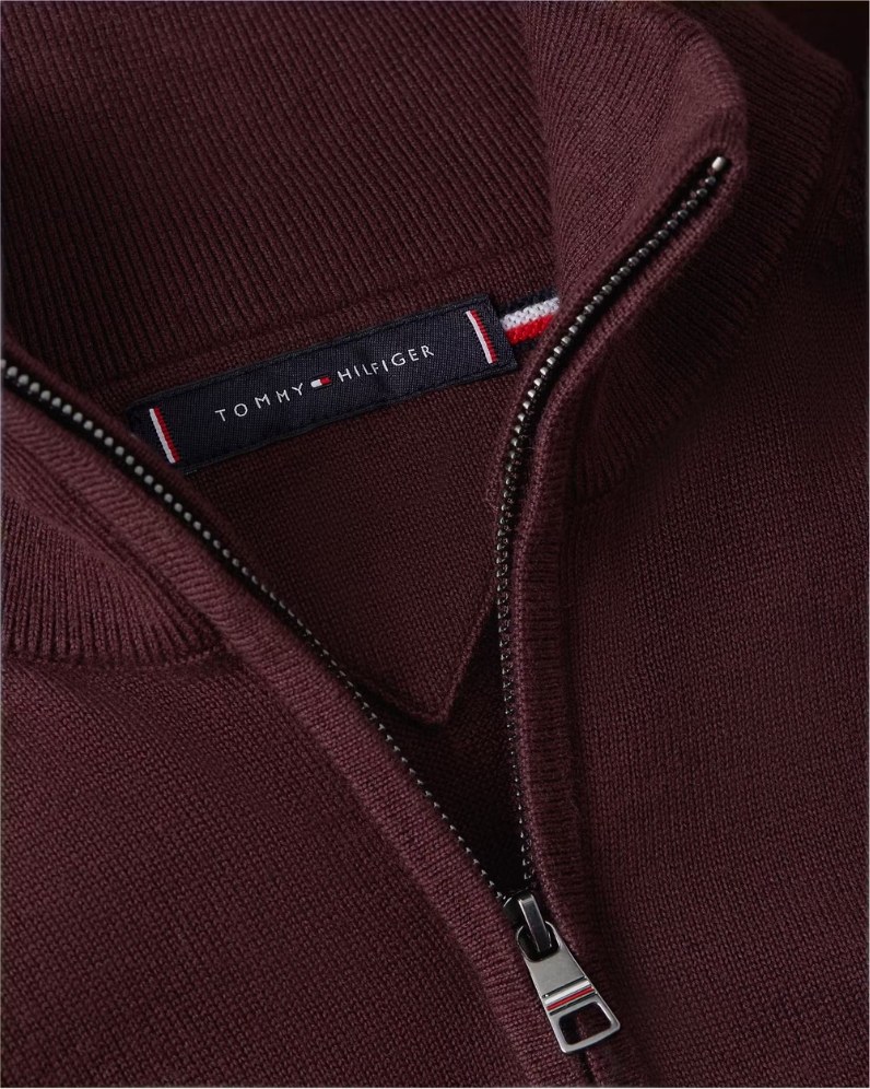 Essential Mock Knit Half Zip