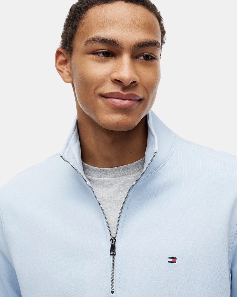 Flag Terry Quarter Zip Jumper
