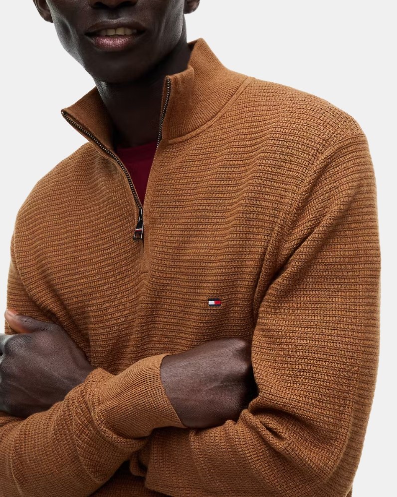 Cashmere Half Zip Jumper
