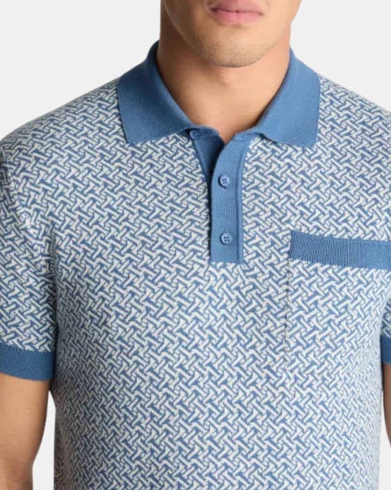Pattern Polo Shirt