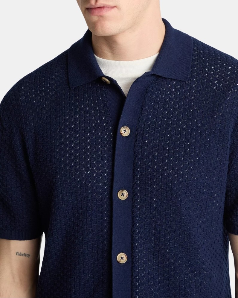 Full Button Polo Shirt