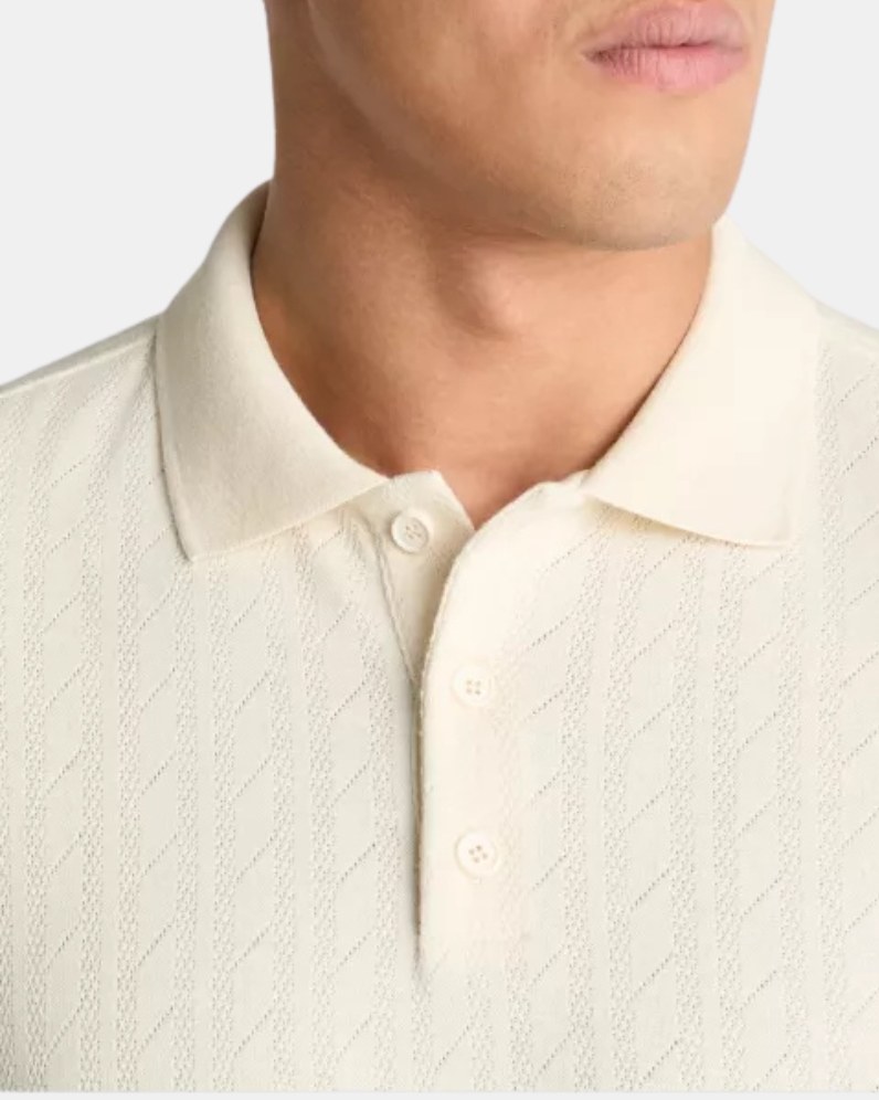 Knit Polo Shirt