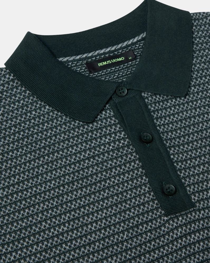 LS Texture Polo Shirt
