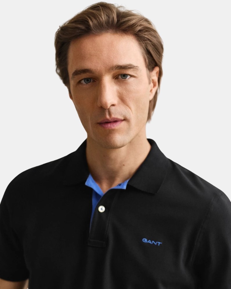 Contrast Pique Polo