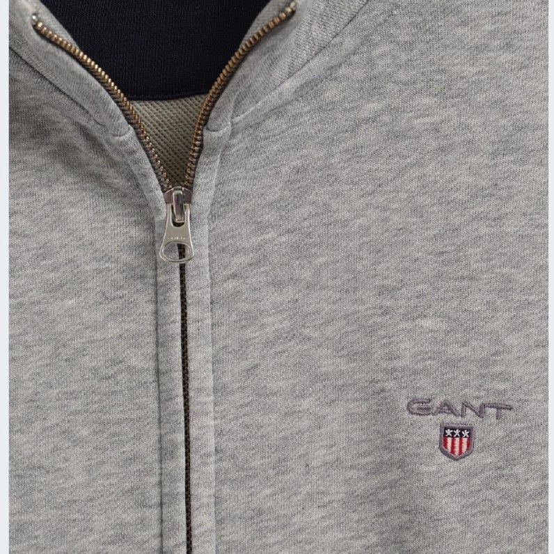 Gant Original Logo Full-Zip Sweater