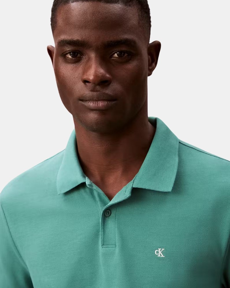 Monogram Pique Polo Shirt