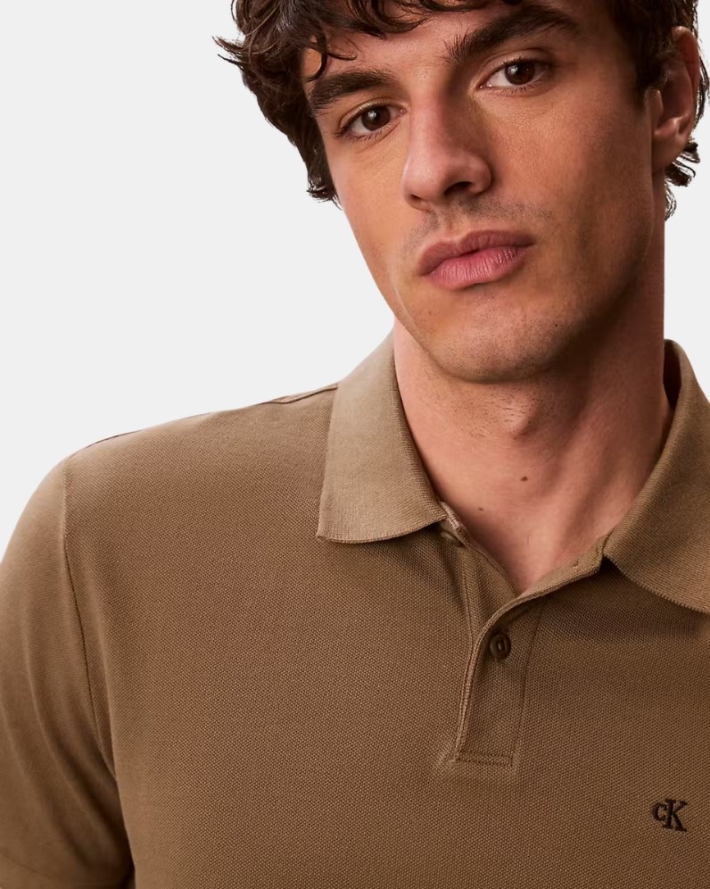 Monogram Pique Polo Shirt