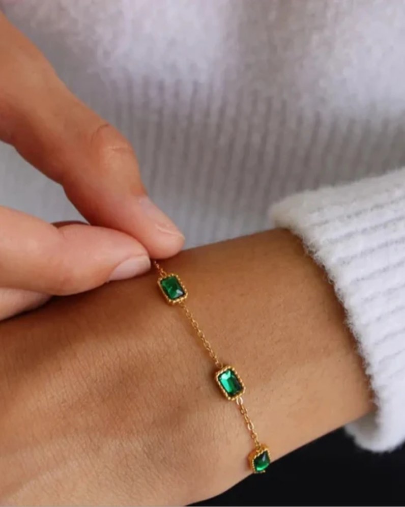 Irish Emerald Bracelet