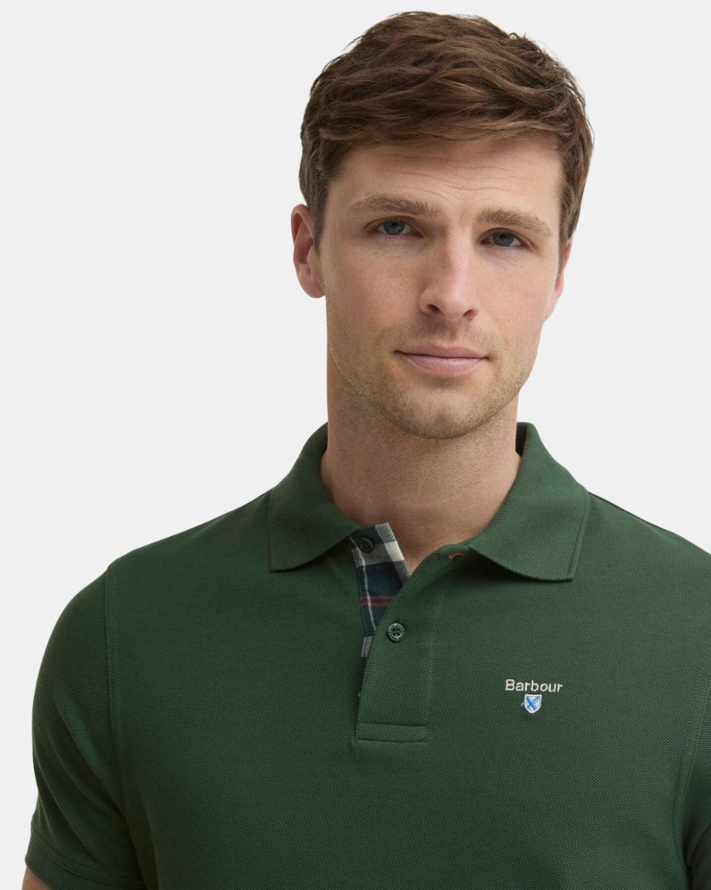 Tartan Pique Polo Shirt