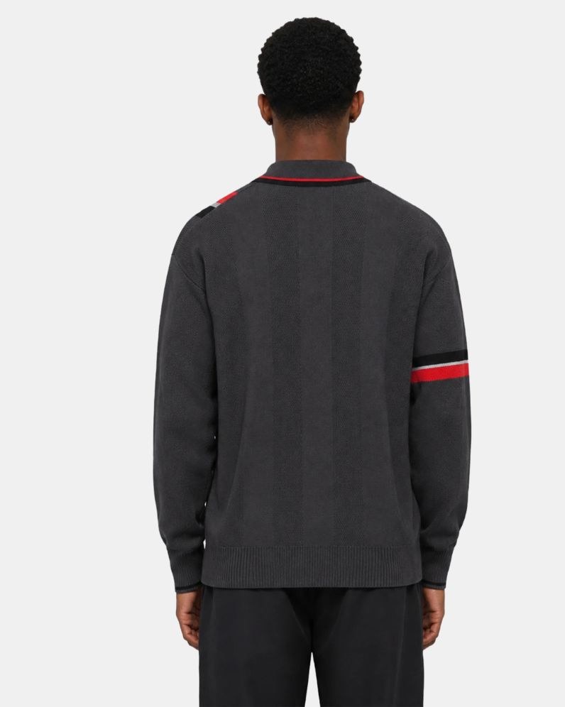 LS Knit Football Polo