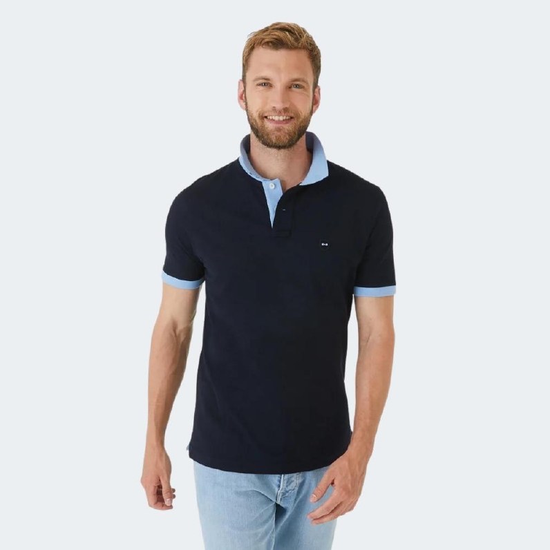 Pima Cotton Contrast Polo