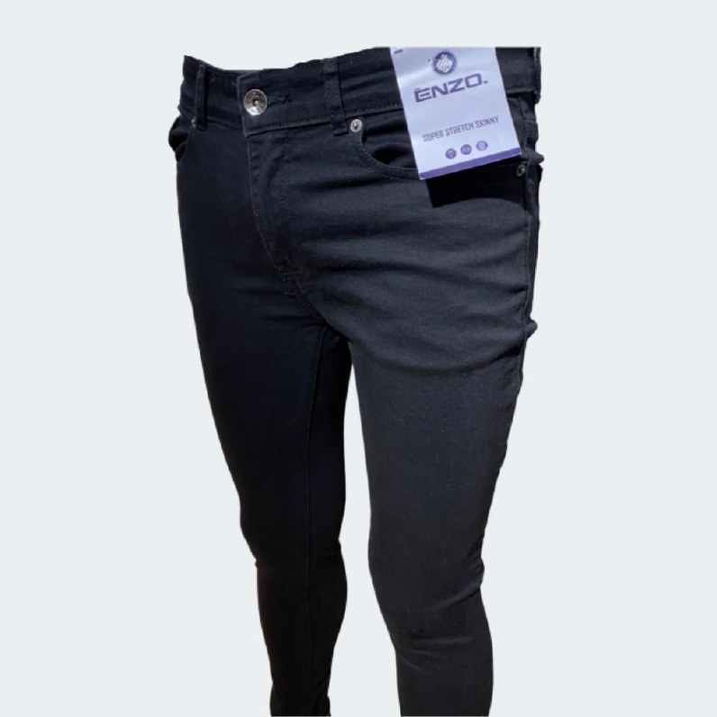 Enzo Super-Stretch Skinny Jeans