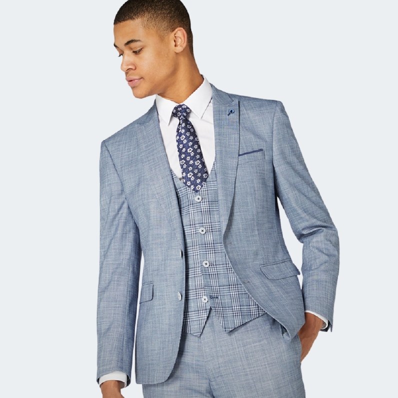 Remus Uomo Mario Contrast Three-Piece Suit