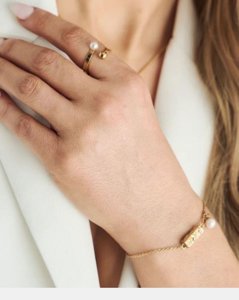 Pearl & Sphere Ring