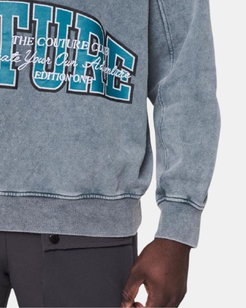 The Couture Club Varsity Puff Print Sweat