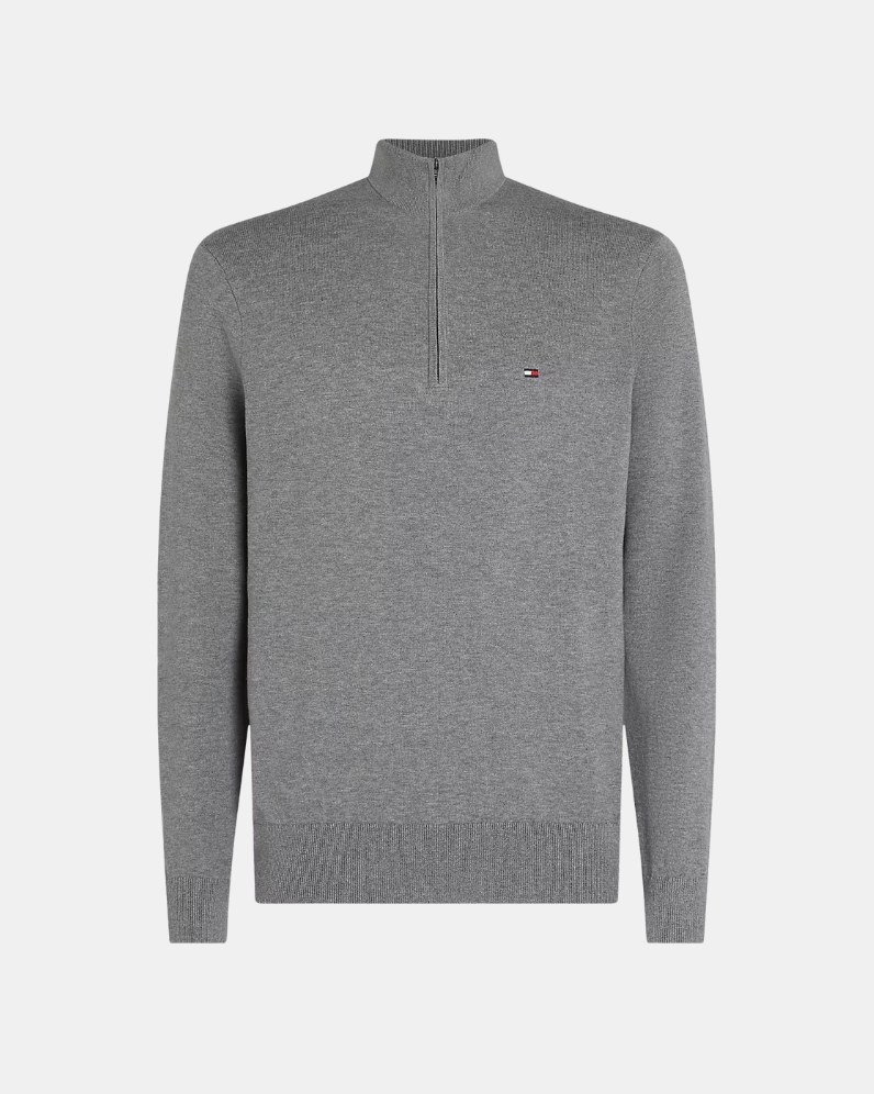 Essential Mock Knit Half Zip