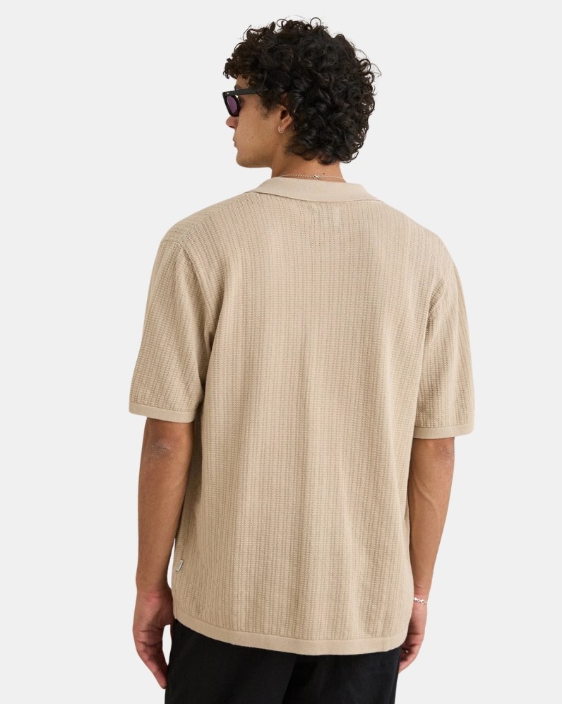 Textured Knit SS Shirt