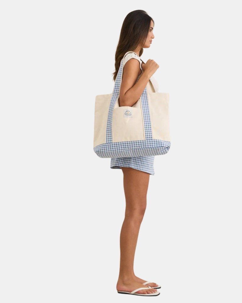 Lola Check Tote Bag