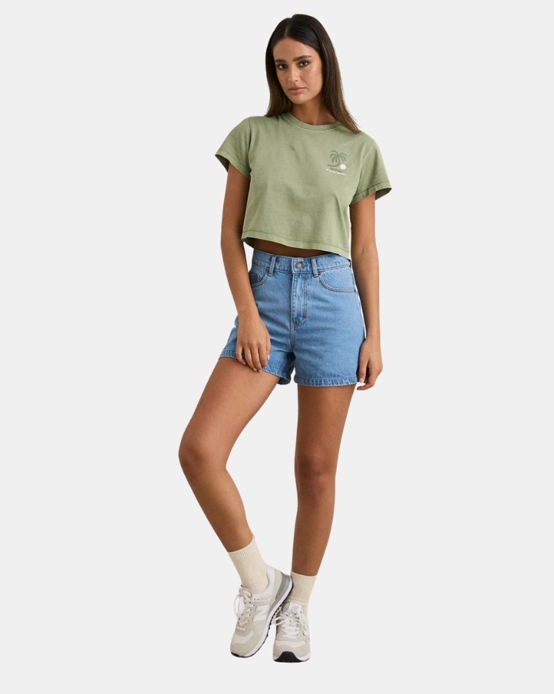 Island Crop Crew Tee