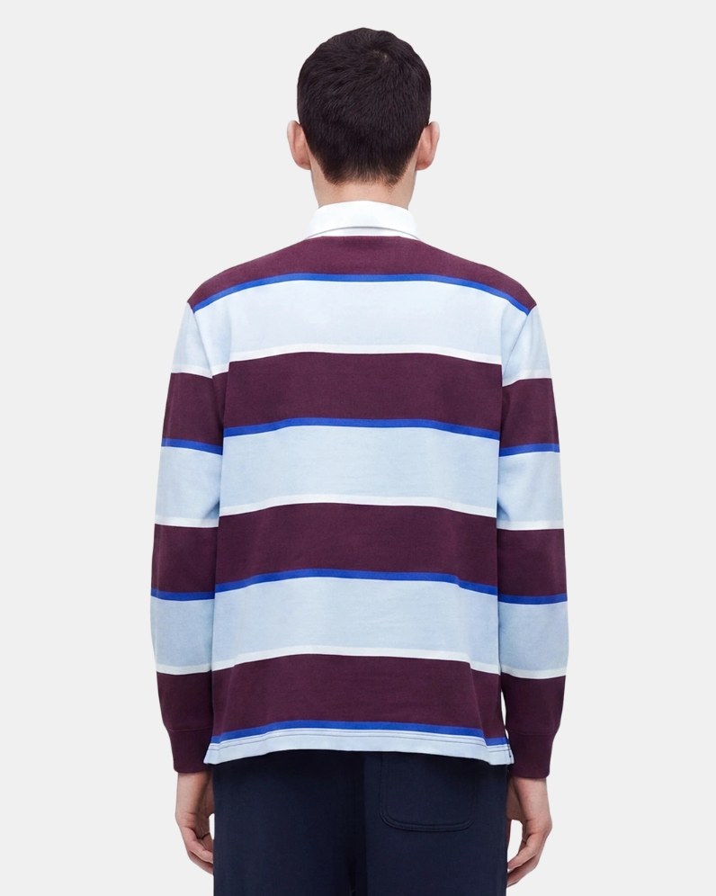 Badge Stripe Rugby Shirt