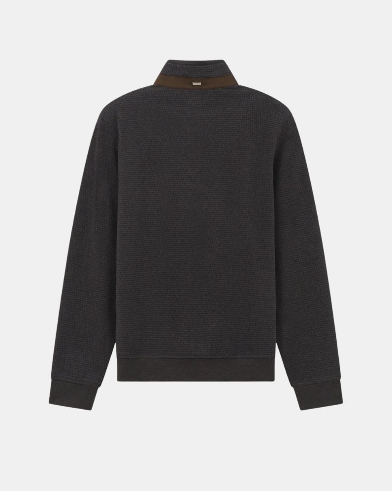 Two-Tone Half Zip Jumper