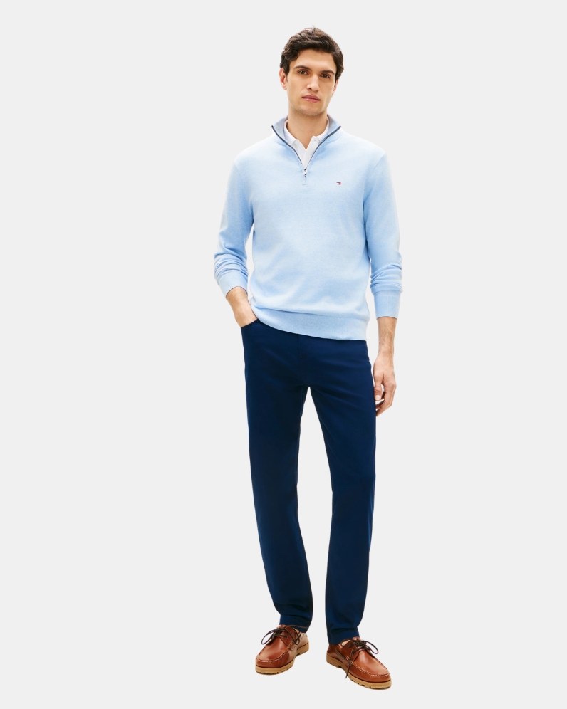 Essential Mock Knit Half Zip