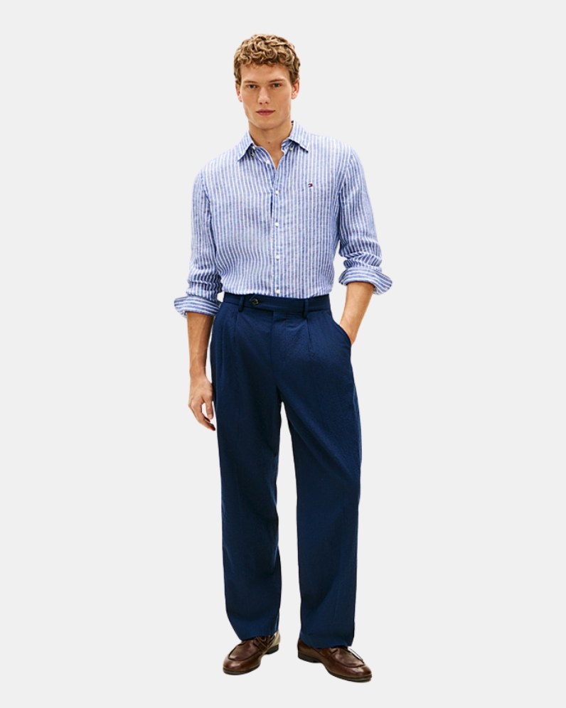 Bengal Stripe Linen Shirt