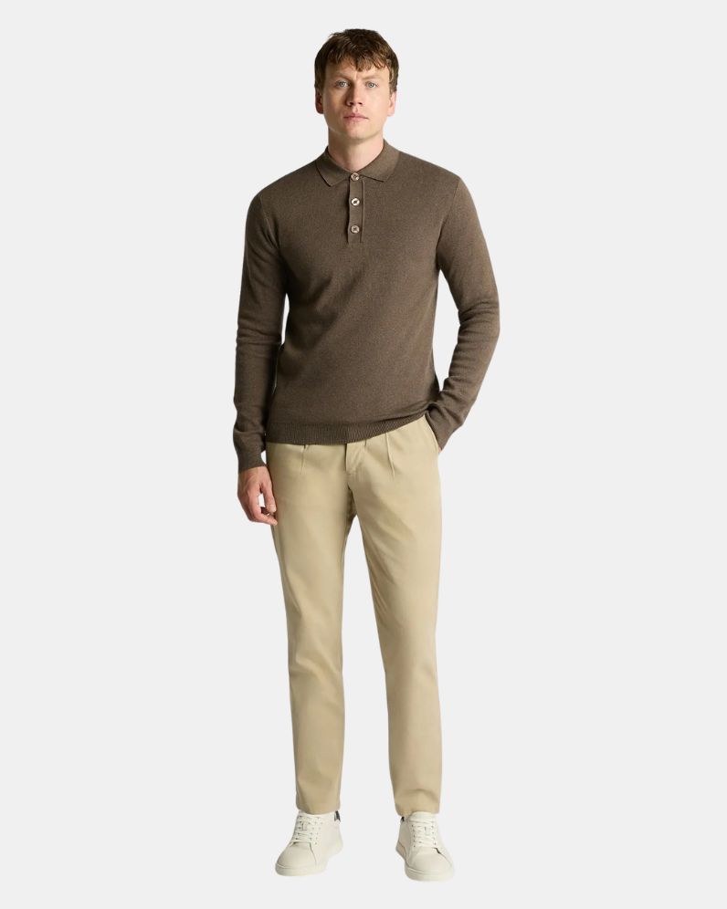 LS Polo Sweater