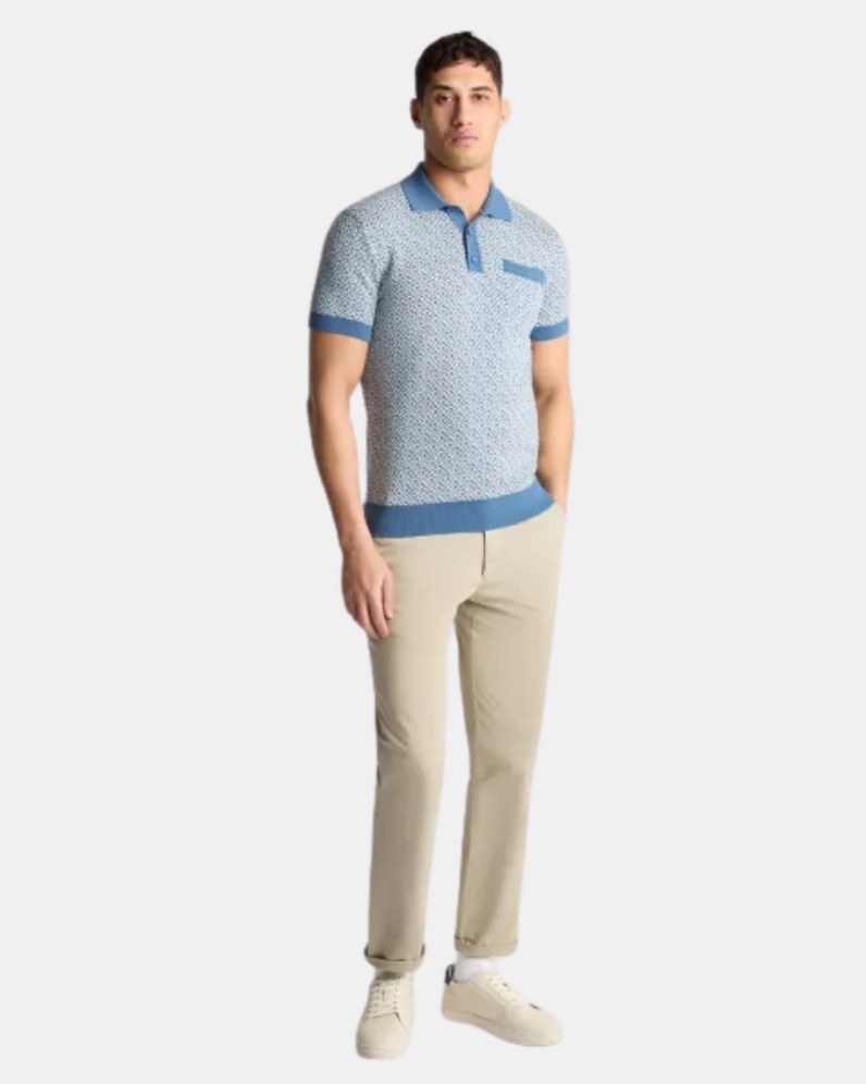Pattern Polo Shirt