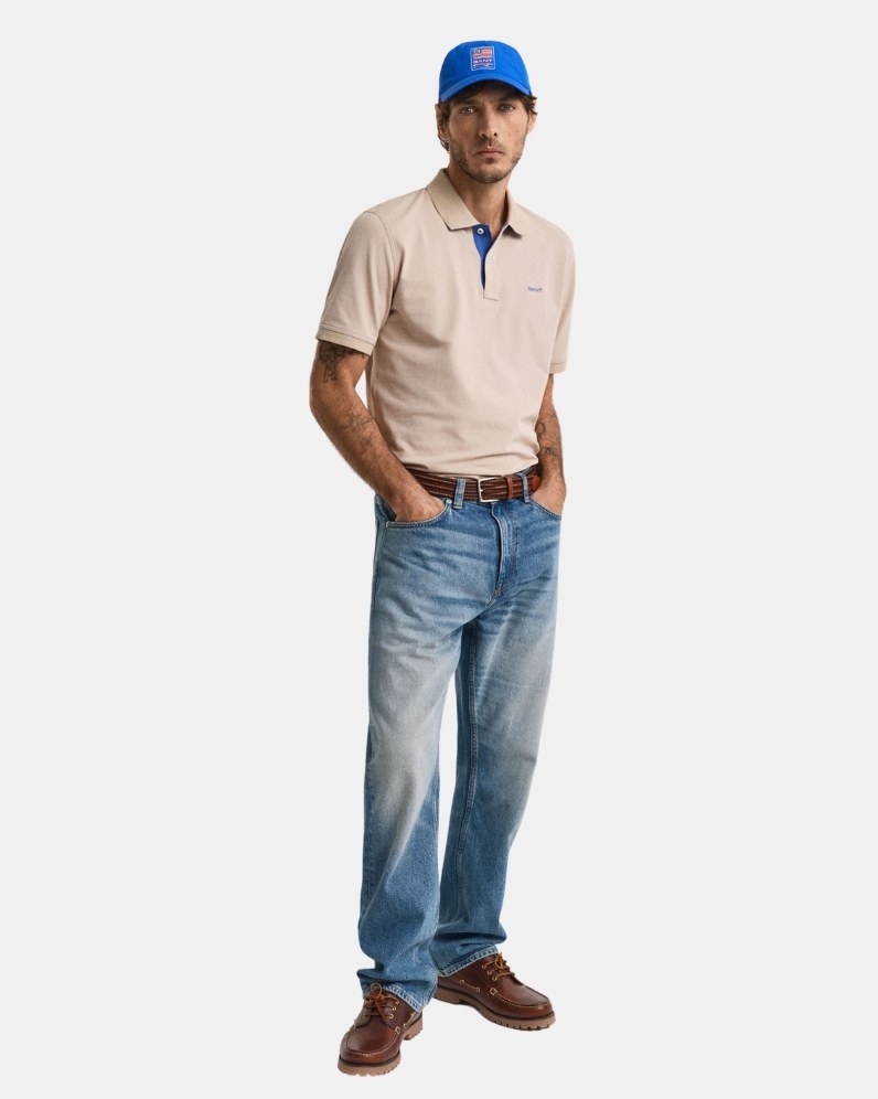 Contrast Pique Polo