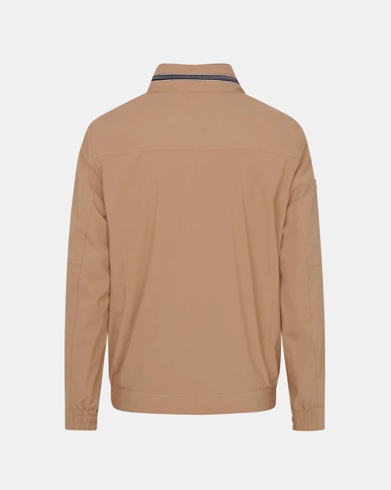 Contrast Zip Casual Jacket