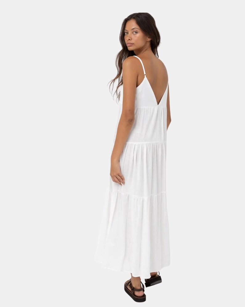 Classic Tiered Midi Dress