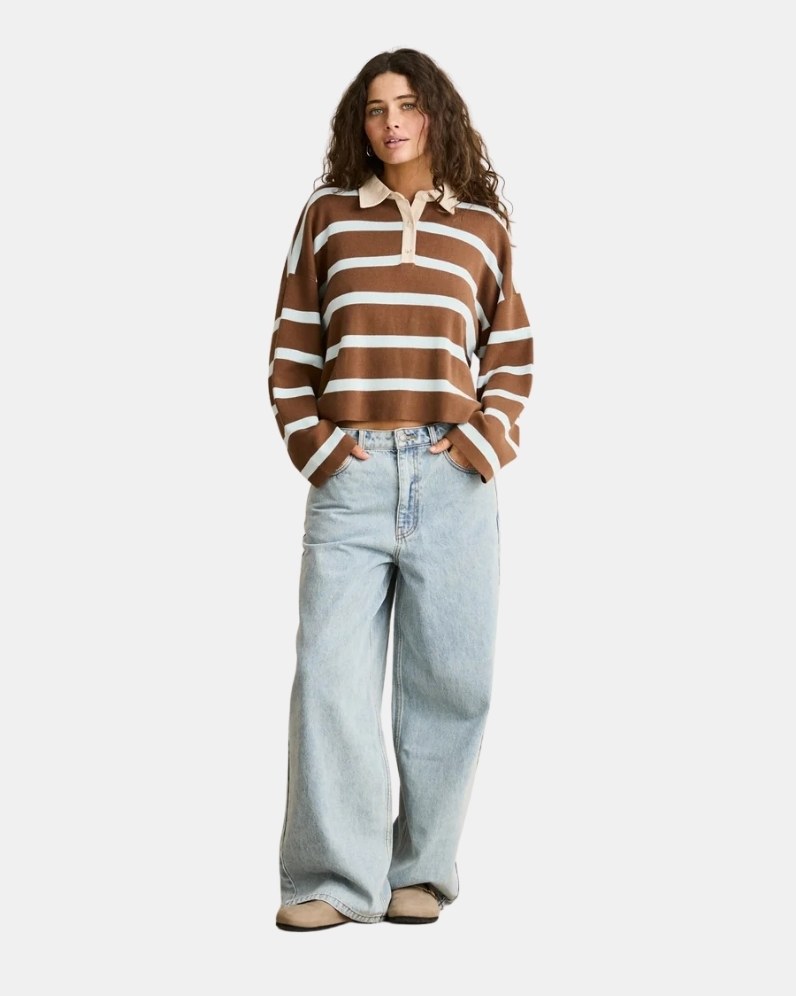Rugby Polo Knit Sweater