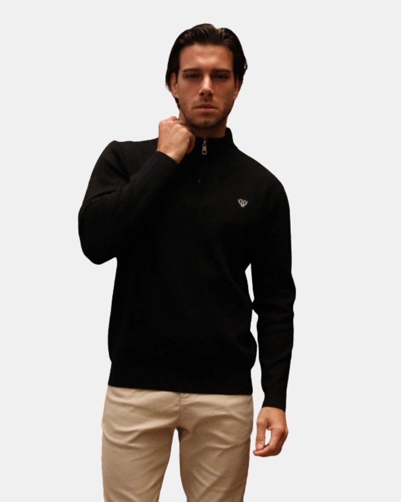 Knit Half Zip Jumper